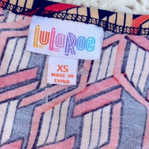 Lularoe modern print dress size xsmall - Picture 5 of 7